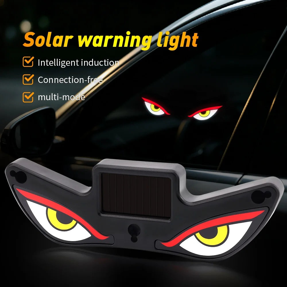 Devil Eye LED Car Light  Solar Powered