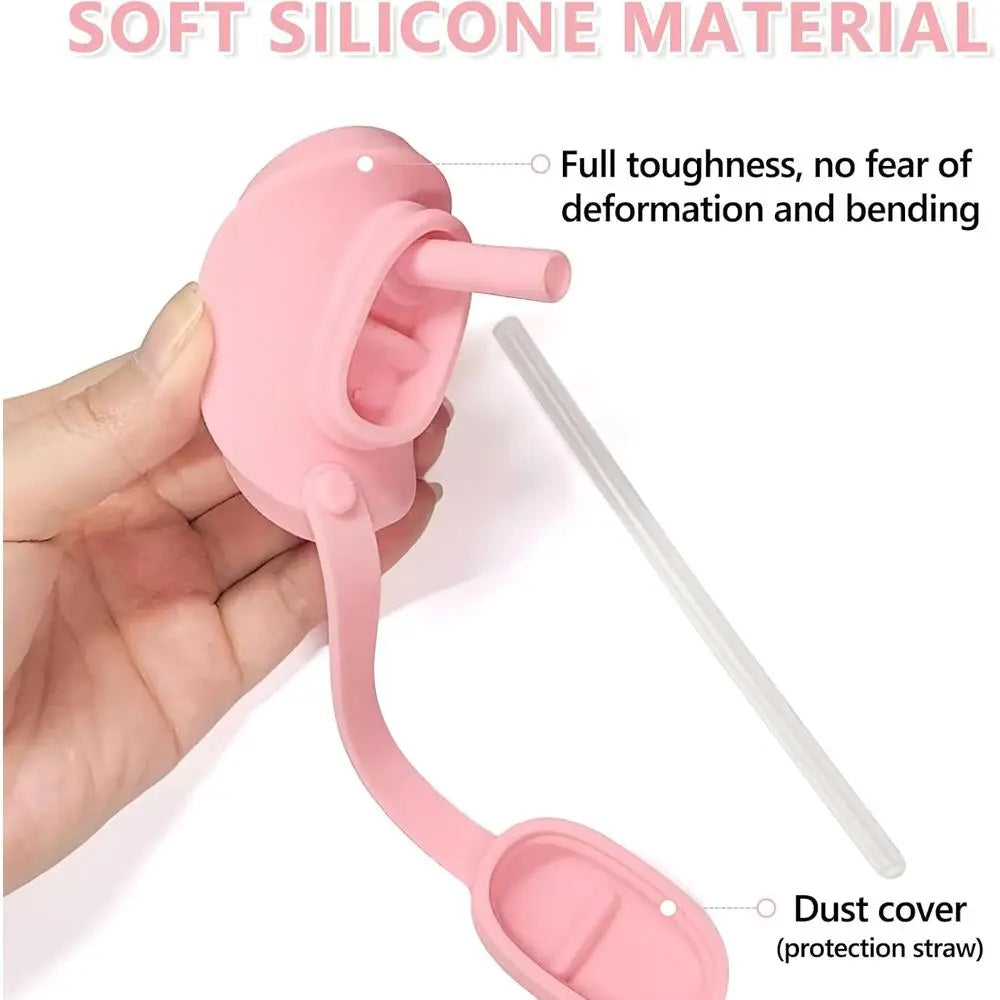 FreshSeal™ Silicone Can Lid Cover With Straw