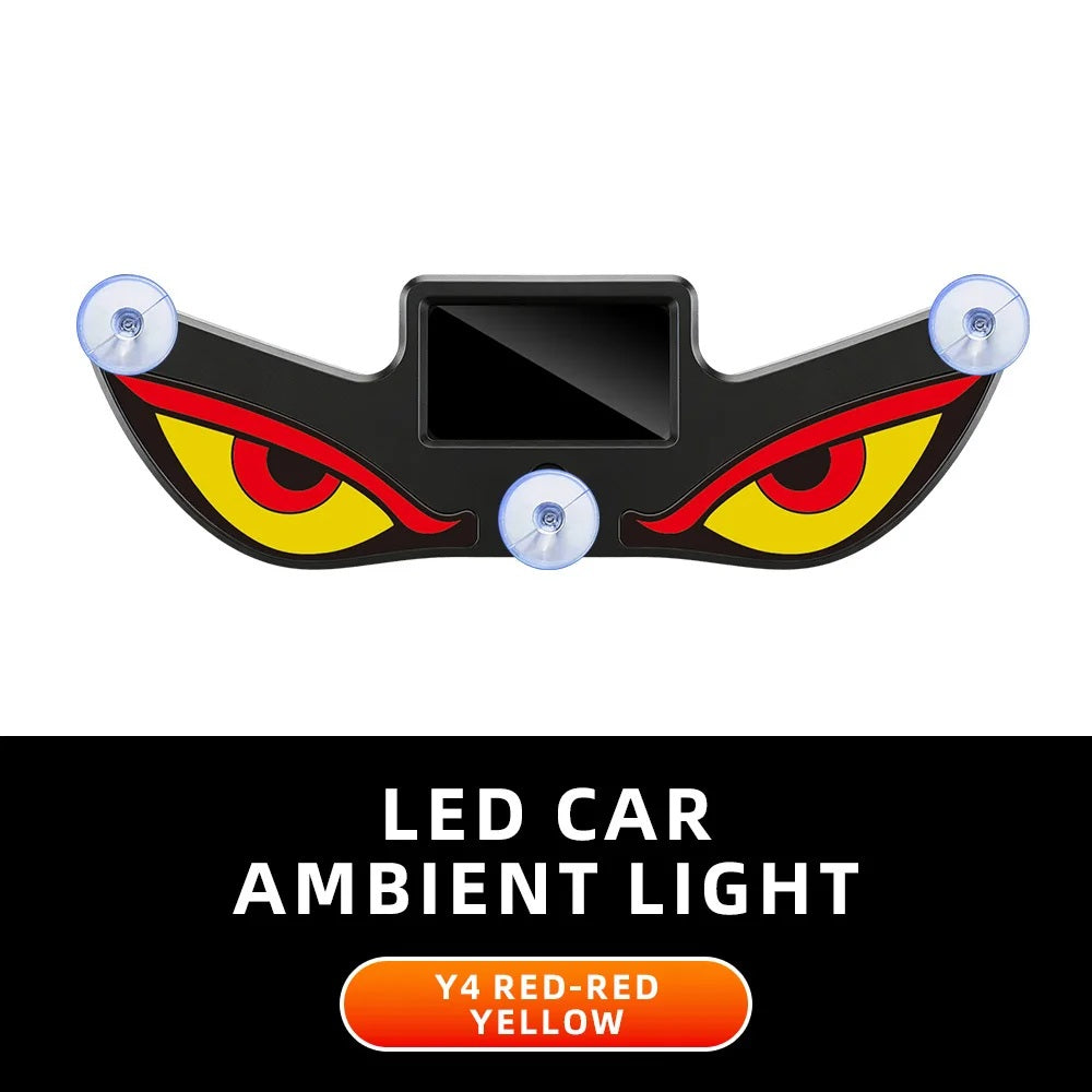 Devil Eye LED Car Light  Solar Powered