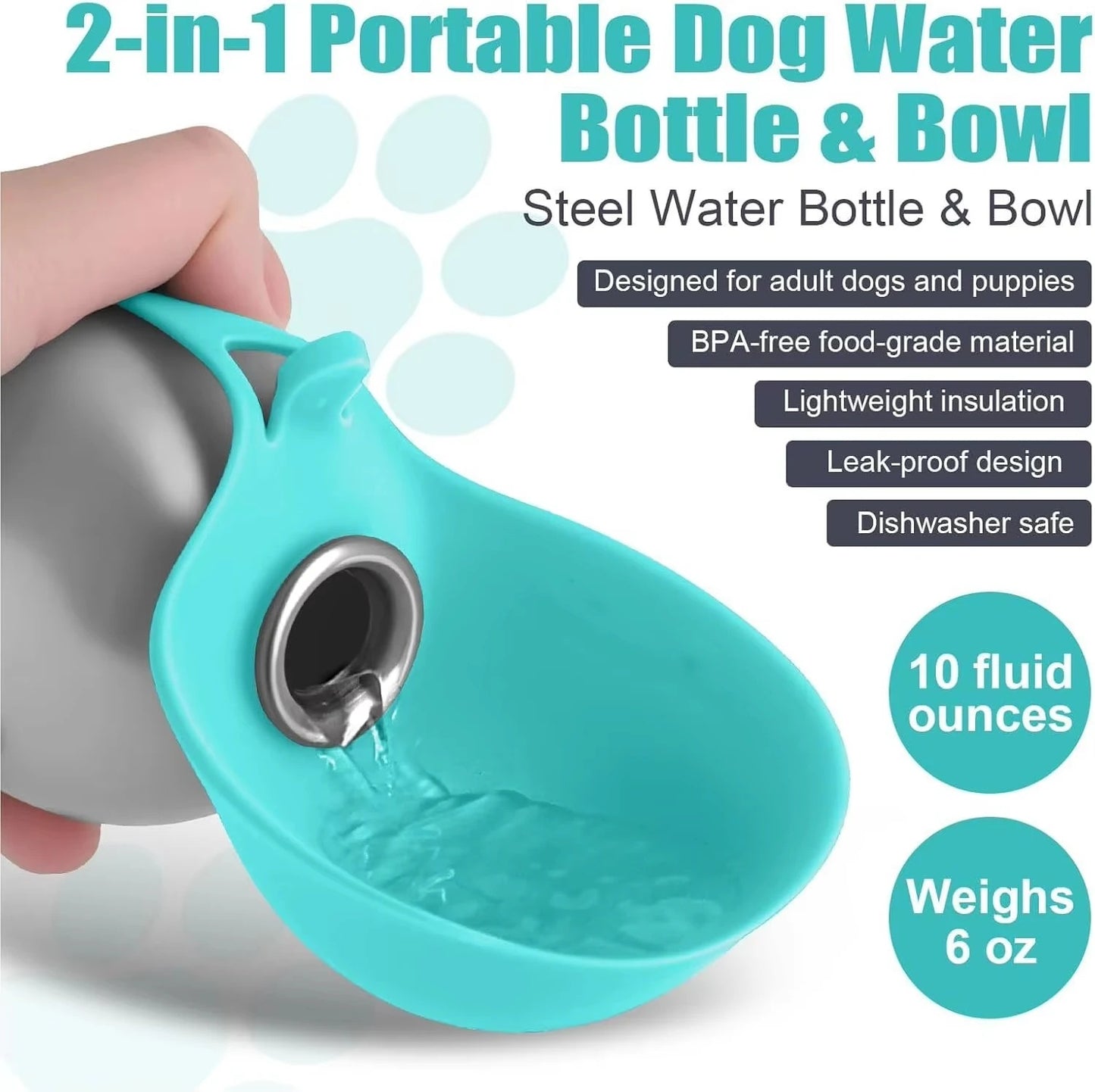 PawFlow™ Premium Portable Dog Water Bottle