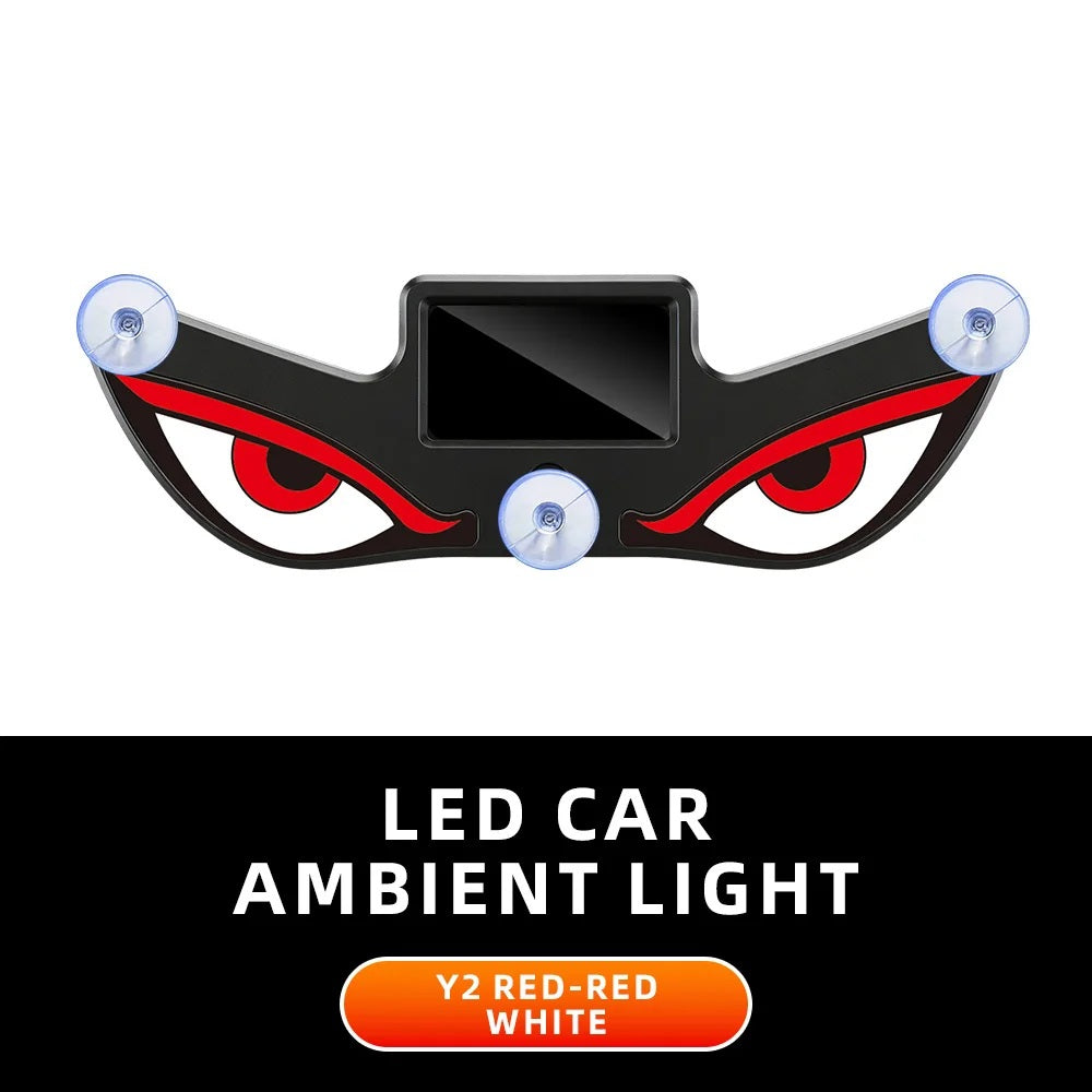Devil Eye LED Car Light  Solar Powered