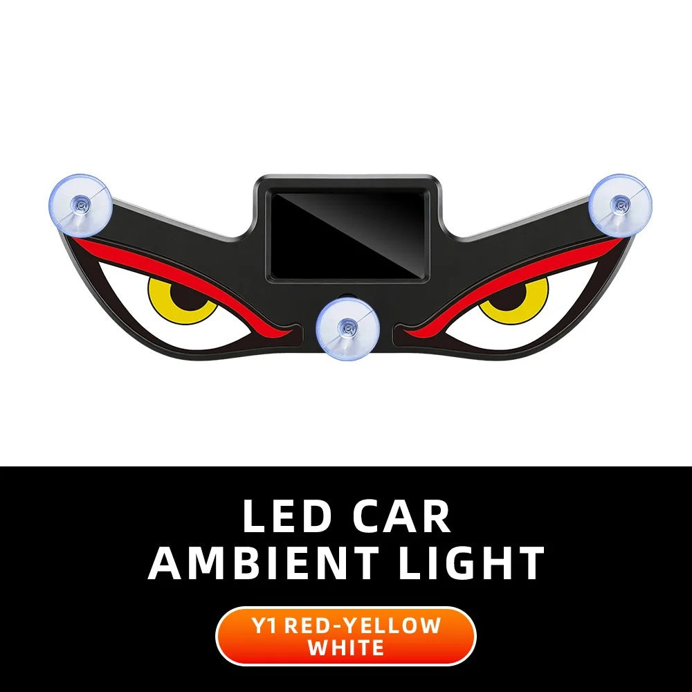 Devil Eye LED Car Light  Solar Powered