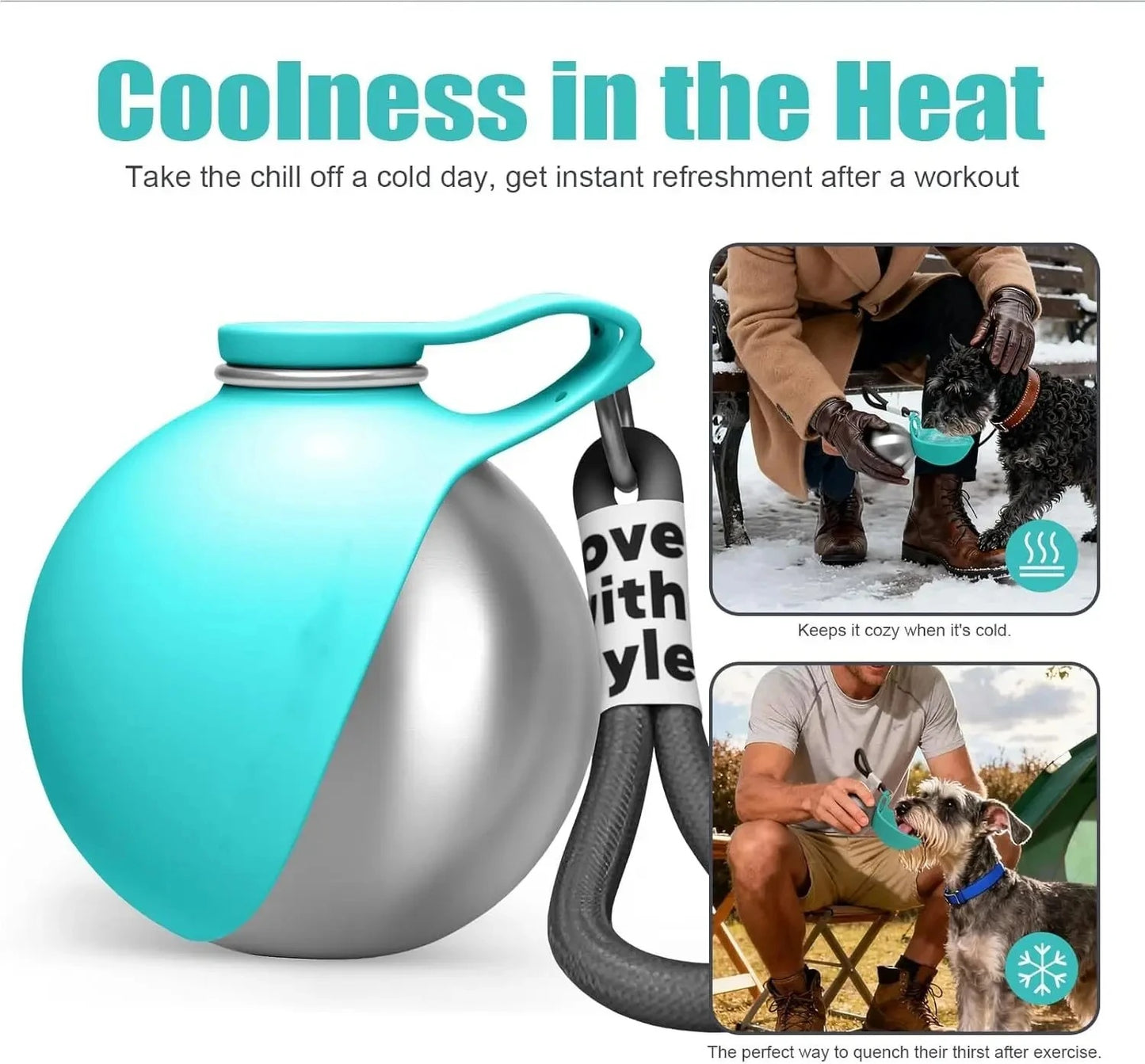 PawFlow™ Premium Portable Dog Water Bottle