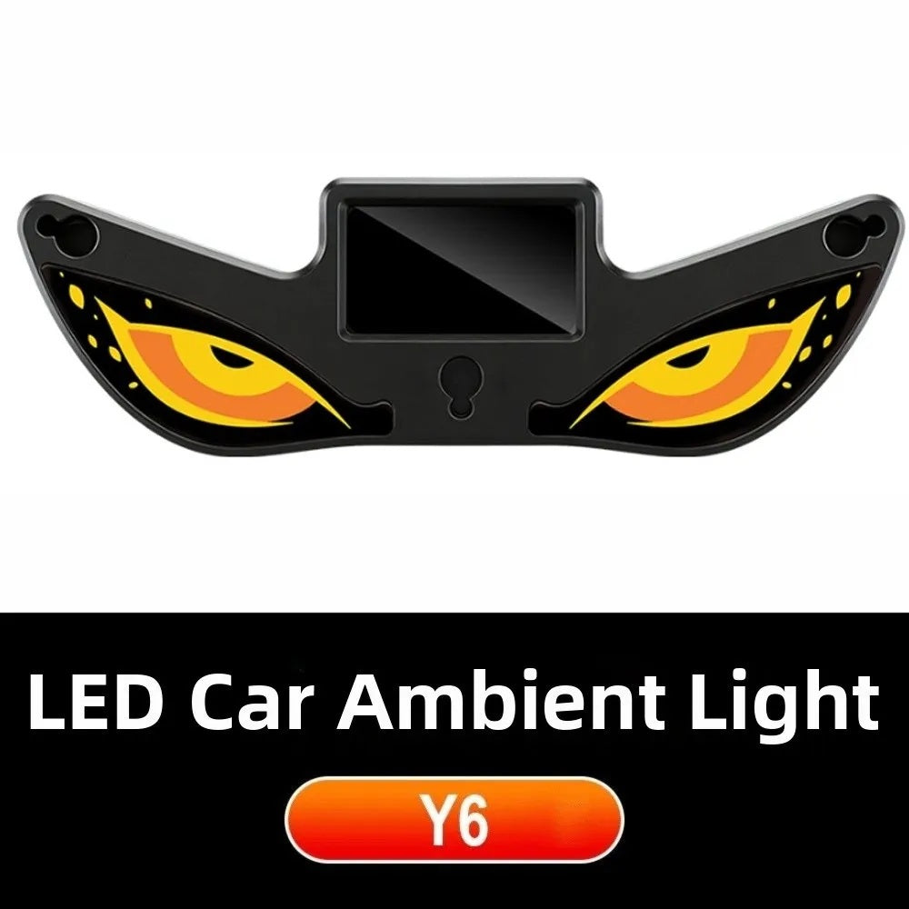 Devil Eye LED Car Light  Solar Powered