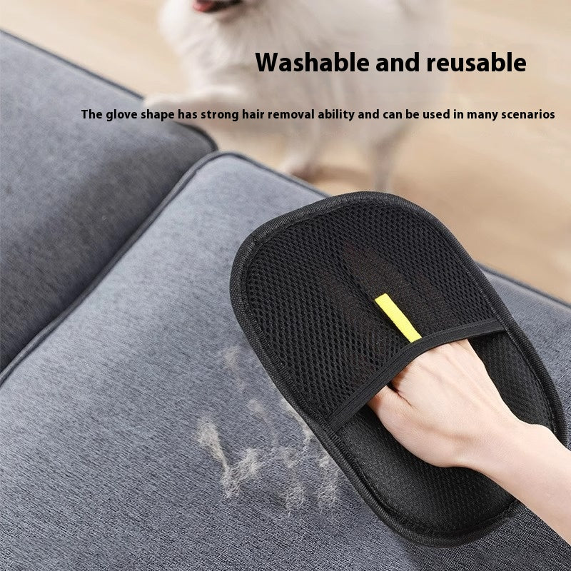 Reusable Electrostatic Pet Hair Remover Glove – Easy Dog & Cat Hair Cleaning Mitt