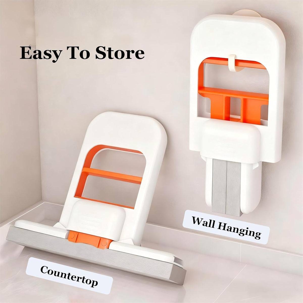Multi-Purpose Self-Cleaning Floor & Glass Squeegee – Kitchen, Bathroom & Window Cleaning Wiper
